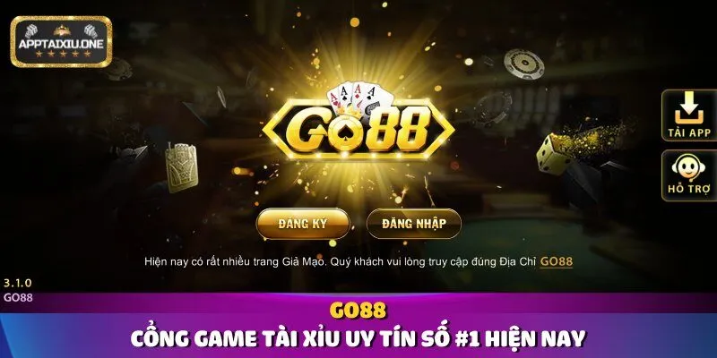 Go88 - Cổng Game Tài Xỉu Uy Tín Số #1 Hiện Nay