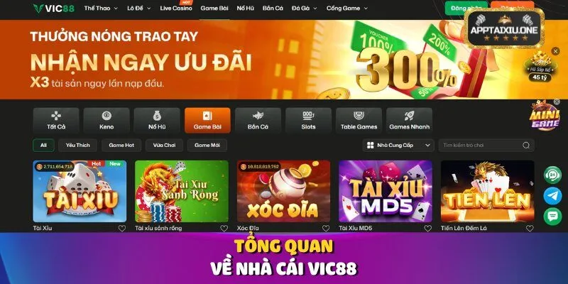 Tổng quan về Vic88